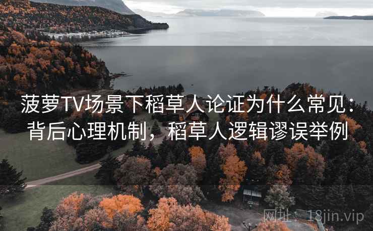 菠萝TV场景下稻草人论证为什么常见：背后心理机制，稻草人逻辑谬误举例