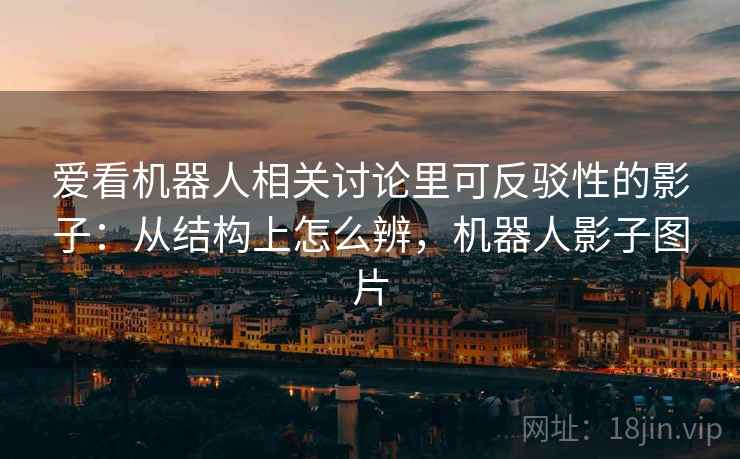 爱看机器人相关讨论里可反驳性的影子：从结构上怎么辨，机器人影子图片