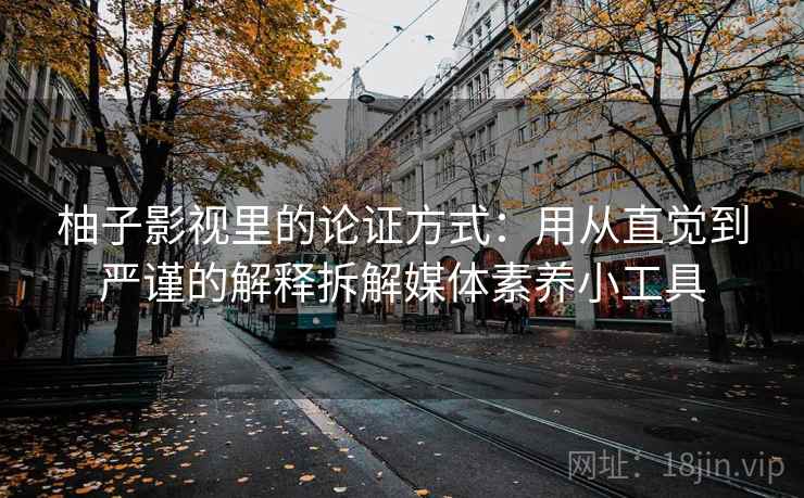 柚子影视里的论证方式：用从直觉到严谨的解释拆解媒体素养小工具