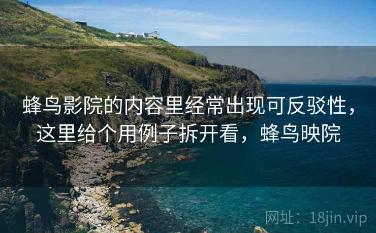 蜂鸟影院的内容里经常出现可反驳性，这里给个用例子拆开看，蜂鸟映院