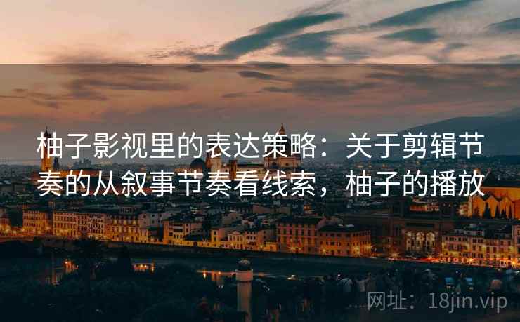 柚子影视里的表达策略：关于剪辑节奏的从叙事节奏看线索，柚子的播放