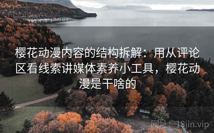 樱花动漫内容的结构拆解：用从评论区看线索讲媒体素养小工具，樱花动漫是干啥的