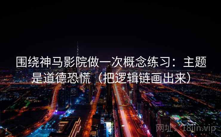 围绕神马影院做一次概念练习:主题是道德恐慌(把逻辑链画出来) 围绕神马影院做一次概念练习:主题是道德恐慌(把逻辑链画出来)